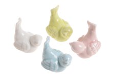 Keramický sedící ptáček 6cm