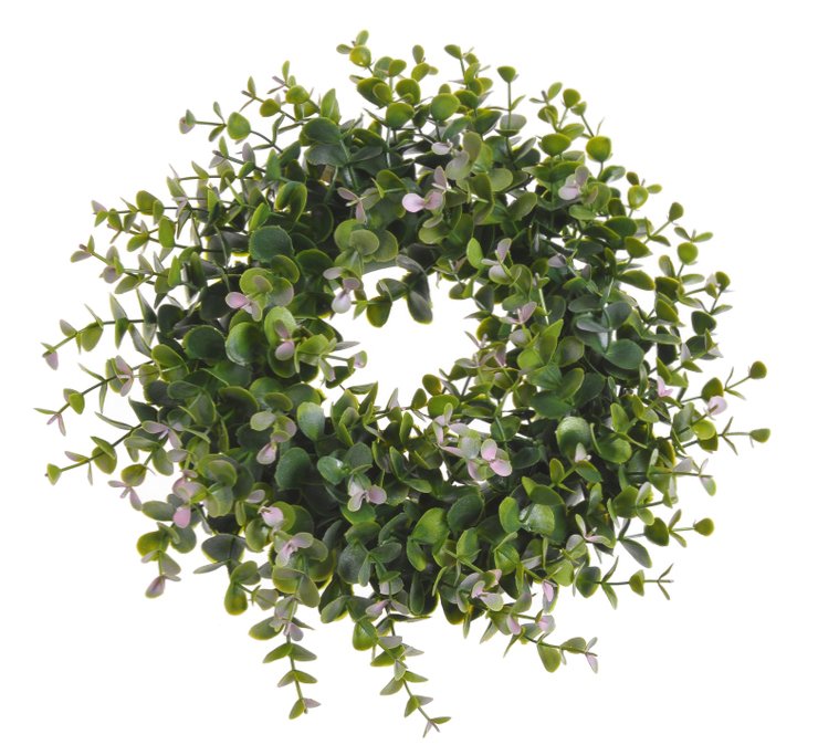 Dekorační věnec z větviček eukalyptu Ø 32cm