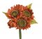 Svazek kvetoucích umělých slunečnic s poupaty, květ Ø10cm/celkem dl.28 cm
