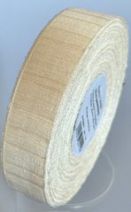 Jednobarevná tkaná stuha s monofilem a vlascem 2,5cm/25m