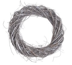 Proutěný věnec ze dvou druhů proutí Ø 30cm
