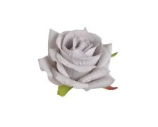 Hlavička středně velké umělé růže Ø 7.5 cm - 6ks