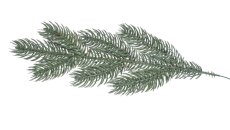 Umělá smrková větvička dl. 32cm