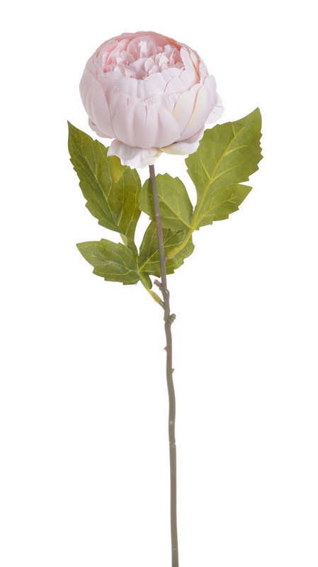Umělá rozkvetlá pivoňka - květ  Ø 10 cm, dl. 42 cm