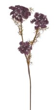 Dekorace umělá kvetoucí větvička kopru dl.75cm