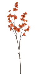 Kvetoucí větvička oranžová 105 cm