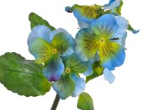 Umělá kvetoucí maceška, květ Ø 6cm, celkem dl. 21cm
