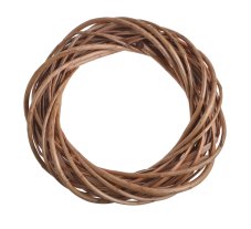 Proutěný věnec z různých druhů proutí Ø 30cm/tl.6cm
