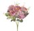 Kytice umělých hortenzií a pivoněk s doplňky a listy dl. 28cm