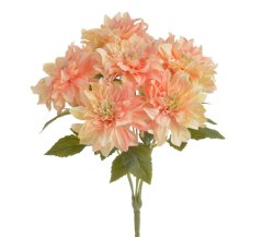 Kytice umělých dahlií, květ Ø 15cm, celkem dl. 54 cm