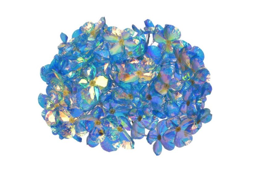 Opalizující květ hortenzie, květ Ø 18cm