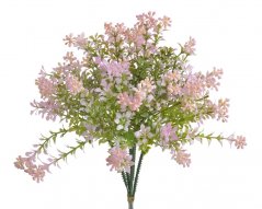 Svazek umělých kvetoucích bylinek, 23 cm, 6 větviček, barva 286