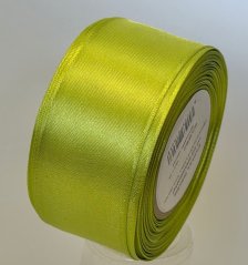 Taftová jednobarevná stuha se zpevněným okrajem 4cm/25m