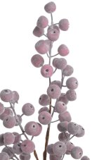 Dekorace plastová mini jablíčka na větvi, jablíčka  Ø 1-2cm, zápich dl. 68cm
