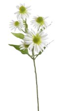 Kvetoucí umělá Echinacea s 5 květy, květ Ø7-10cm/dl.73cm