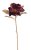 Kvetoucí umělá magnolie na barveném stonku s listy, hlavička Ø 16cm, dl.74cm