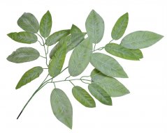 Umělá rostlina - svazek 12  olistěných větví, listy 17 cm , zápich 70 cm - 12ks