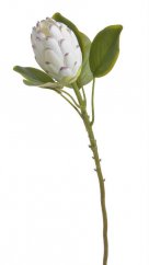 Umělý květ protea na stonku, květ 9cm/dl.67cm