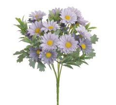 Umělá kopretina kytice s 20 kvítky Ø 3cm/dl.27cm