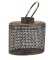 Lampa s patinovaného plechu/skla 31cmL x 18cmW x 30,5cmH