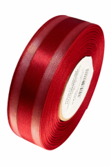 Atlasová stuha s monofilem a vlascem 2,5cm/25m