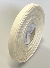 Jednobarevná plátnová stuha s vlascem 1,2cm/25m