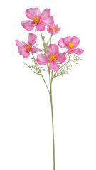 Umělá kvetoucí květina, květ Ø 11cm, zápich dl. 86cm