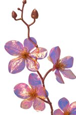 Opalizující umělá květina 47 cm – luxusní dekorace