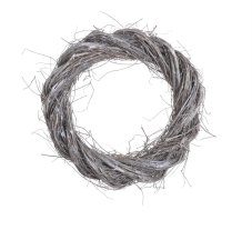 Proutěný věnec ze dvou druhů proutí Ø 20cm