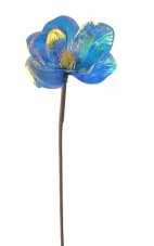 Opalizující umělá magnolie 51 cm