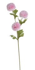 Kvetoucí umělá jiřina s 3 květy, květ 6cm/dl.65