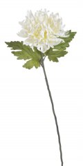 Umělá chryzantéma na stopce s listy Ø16cm/dl.75cm