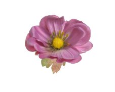 Hlavička umělé anemone - sasanky, hlavička Ø 6cm - 12ks