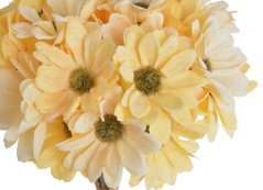 Kytice umělých margaretek, květ Ø 6 cm, dl.30 cm