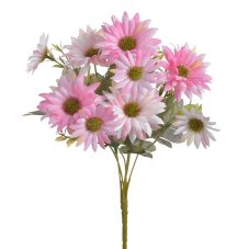 Kytice umělých aster, květ Ø 5cm, dl. kytice 32cm