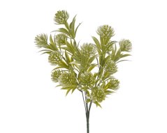 Keřík umělé zeleně 5 výhonů, dl. 33cm