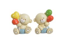 Dekorace figurka malý medvídek 3,5cm - polyresin