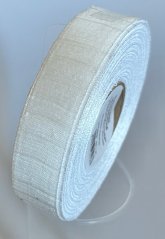 Jednobarevná tkaná stuha s monofilem a vlascem 2,5cm/25m