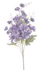 Kytice letních květů s 20 květy a listy dl.67 cm
