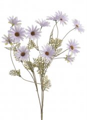 Kopretiny luční 60 cm, 3 výhony s květy - světle fialová 447