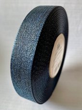 Jednobarevná plátnová stuha s efektní nití 2cm/20m