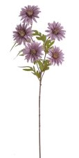 Rozkvetlá umělá margaretka na stonku, květ Ø8cm/dl.78cm