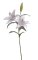 Umělá kvetoucí lilie 2 květy, květ Ø 14cm dl. 61cm