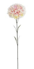 Umělý kvetoucí karafiát, květ Ø 9cm/dl.45cm