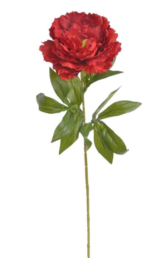 Umělá pivoňka na stonku, hlavička Ø15cm/dl.68cm