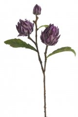 Umělý kvetoucí bodlák, květ Ø8cm/dl.65cm
