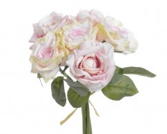 Svazek umělých růží, květ Ø 8 cm, dl. 25 cm, barva 02