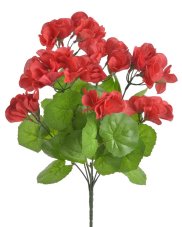Kytice umělých pelargonií dl. 34cm