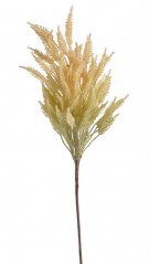 Keřík umělých kvetoucích travin dl. 58cm, barva 09