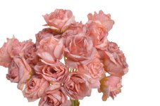 Kytice umělých růží 30 cm – růžová